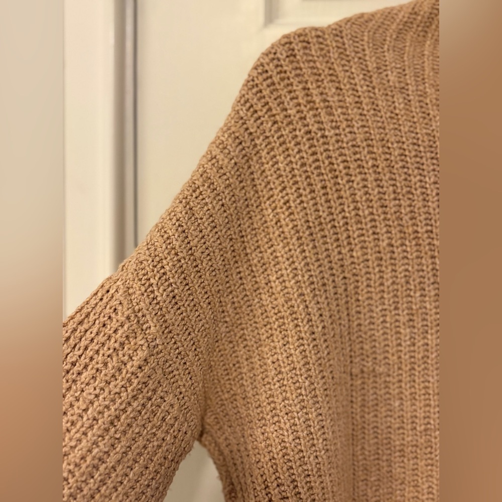 Rachel Zoe Oversized Mock Neck Chunky Knit Sweater - Picture 12 of 13